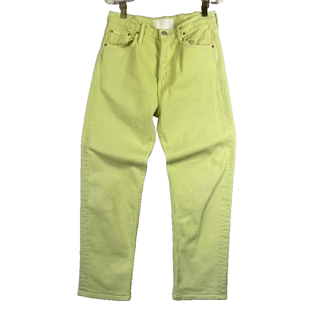MOTHER Superior Jeans 29R Womens The Tomcat Citron High-Rise Button Fly USA Made